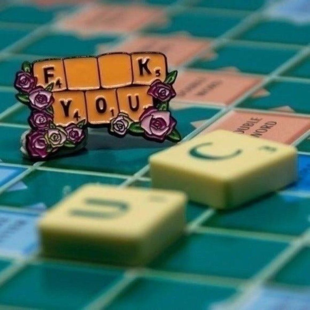 3/$20 enamel pin f you